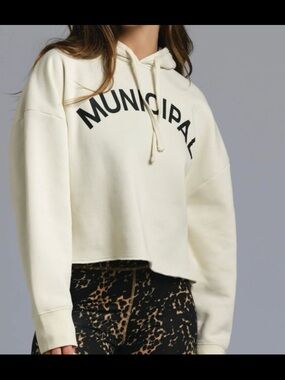Women's Origin Hoodie in Natural /
Black | MUNICIPAL Size XL